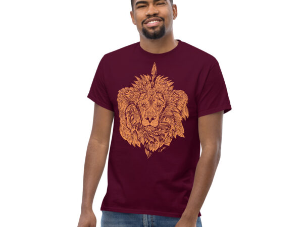 León, playera marrón manga corta hombre G - Image 4