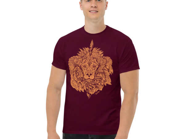 León, playera marrón manga corta hombre G - Image 2