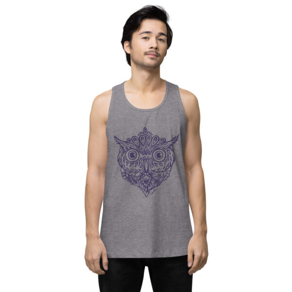 Búho, playera sin mangas hombre