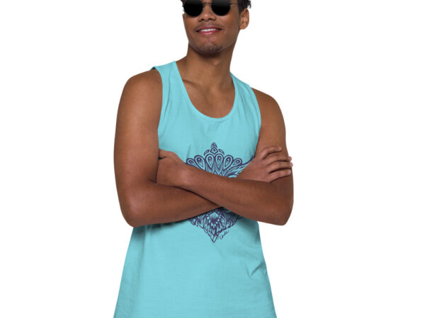Búho, playera sin mangas hombre, color claro - Image 6