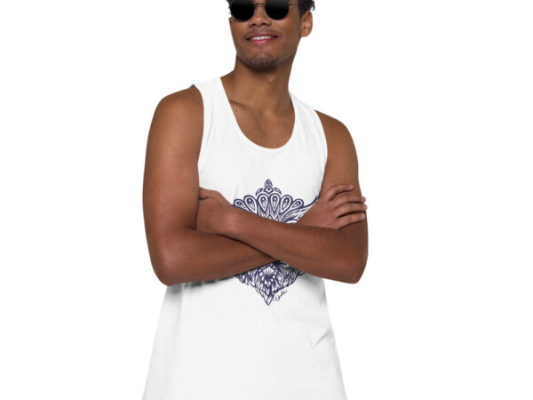 Búho, playera sin mangas hombre, color claro - Image 8
