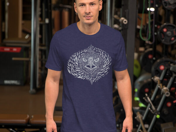 Águila, playera jaspe manga corta hombre - Image 2