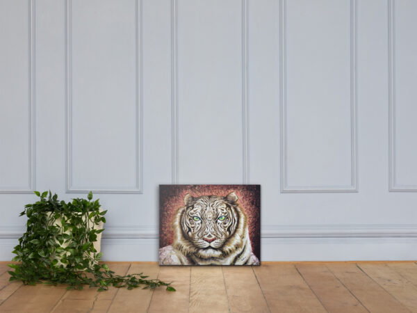 Tigre de Agua. Lienzo 20x16 in. - Image 2