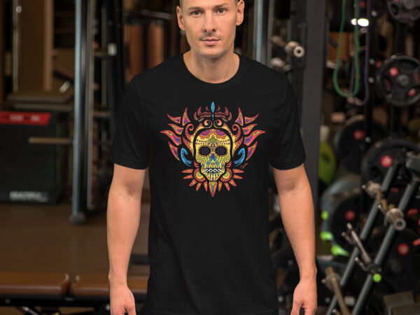 Calavera Orate, playera hombre (unisex) - Image 3
