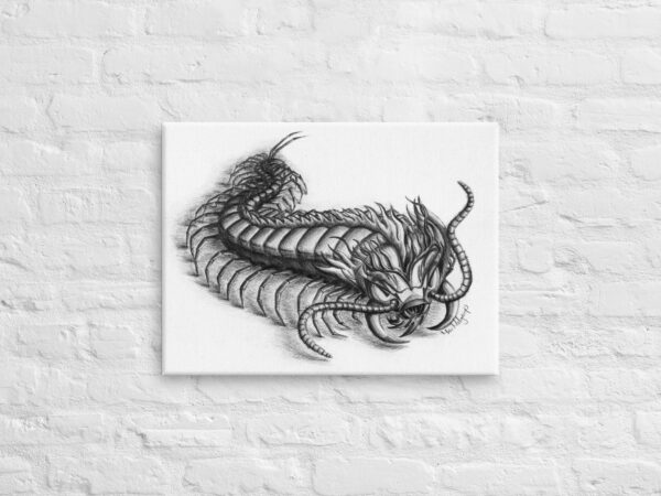 La bestia. Lienzo 24 x 18 in.