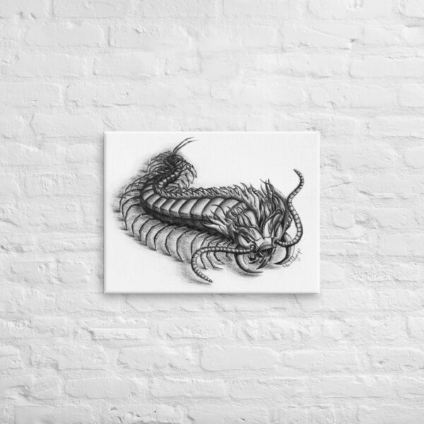 La bestia. Lienzo 24 x 18 in.
