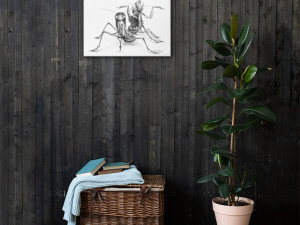 Religiosa amantis. Lienzo 24 x 18 in.