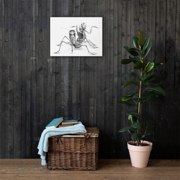 Religiosa amantis. Lienzo 24 x 18 in.