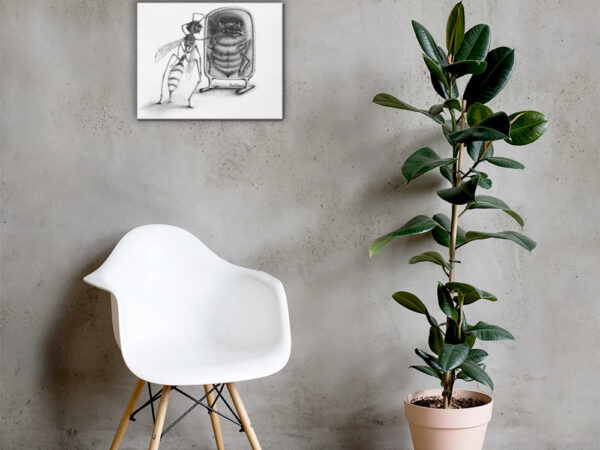 Anorexia. Lienzo 16 x 20 in. - Image 3
