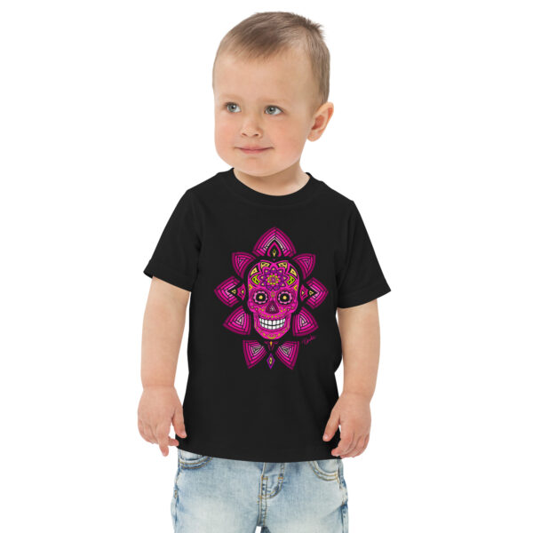 Calavera Rosita Fractal, playera infantil