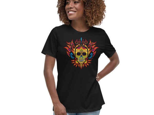 Calavera Orate, playera mujer