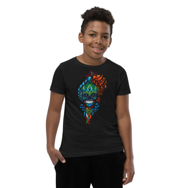 Calavera Revueltas Orate, playera juvenil