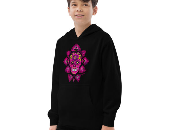 Calavera Rosita Fractal, sudadera infantil-juvenil - Image 3